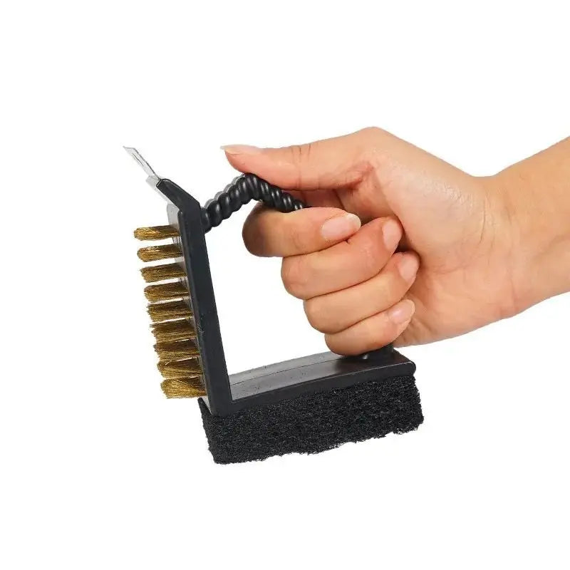 Escova de aço para Grelha de Churrasqueira